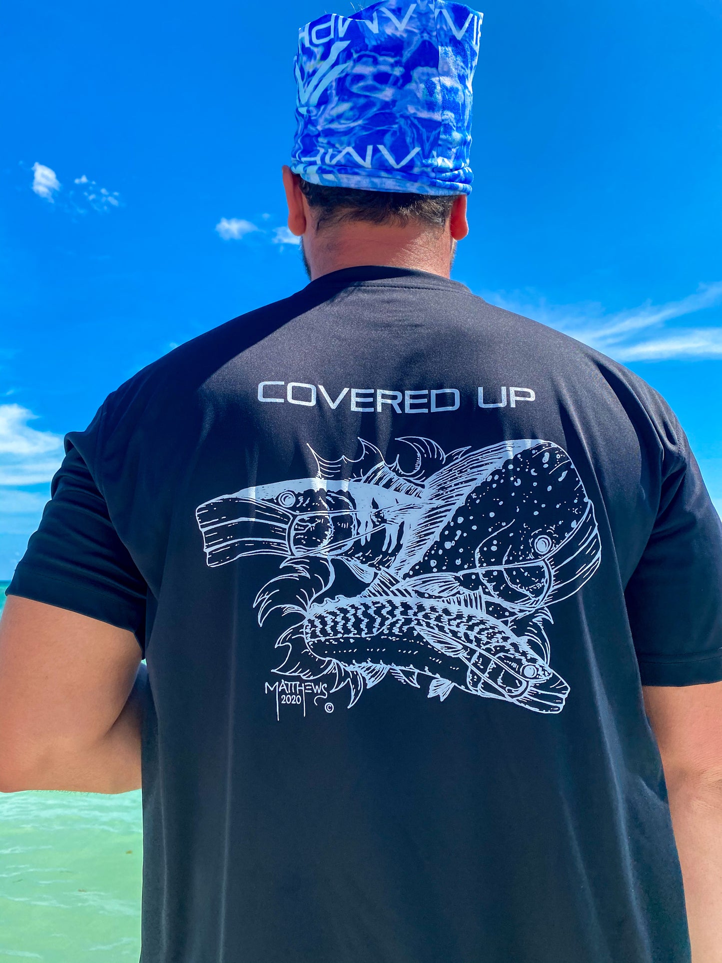 Covered Up Performance T-shirt (Black)