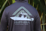 AMPHIBIA Fishing Team PERFORMANCE HOODIE (charcoal)