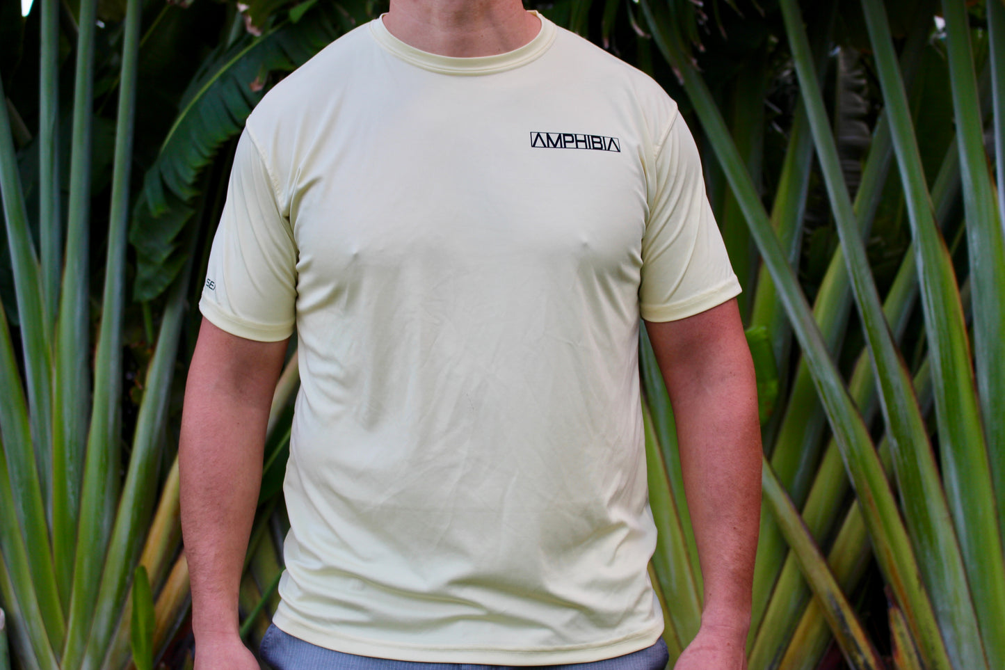 Land & Sea High Performance T-Shirt (light yellow)